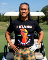 I Stand With All Oppressed - Power To The People: Active T-Shirt