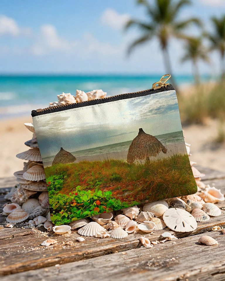 Naples Tikis: Zipper Pouch