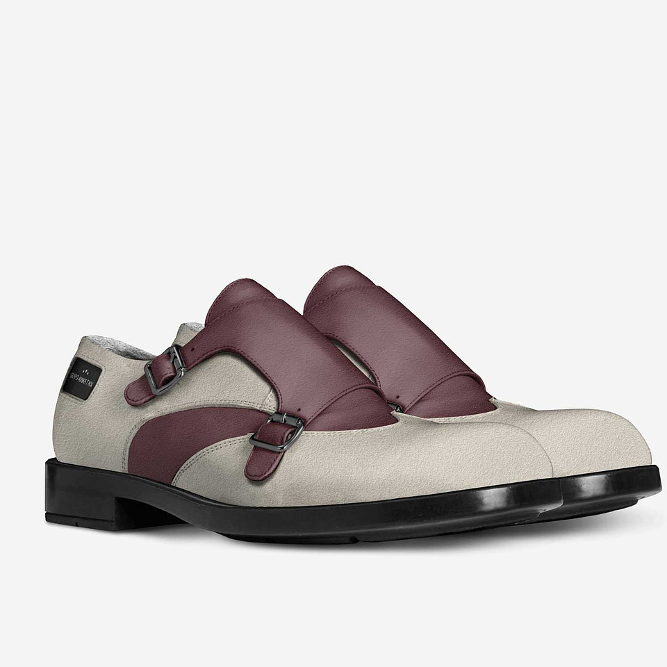 Traditional Monk Strap Shoes: Grapo
