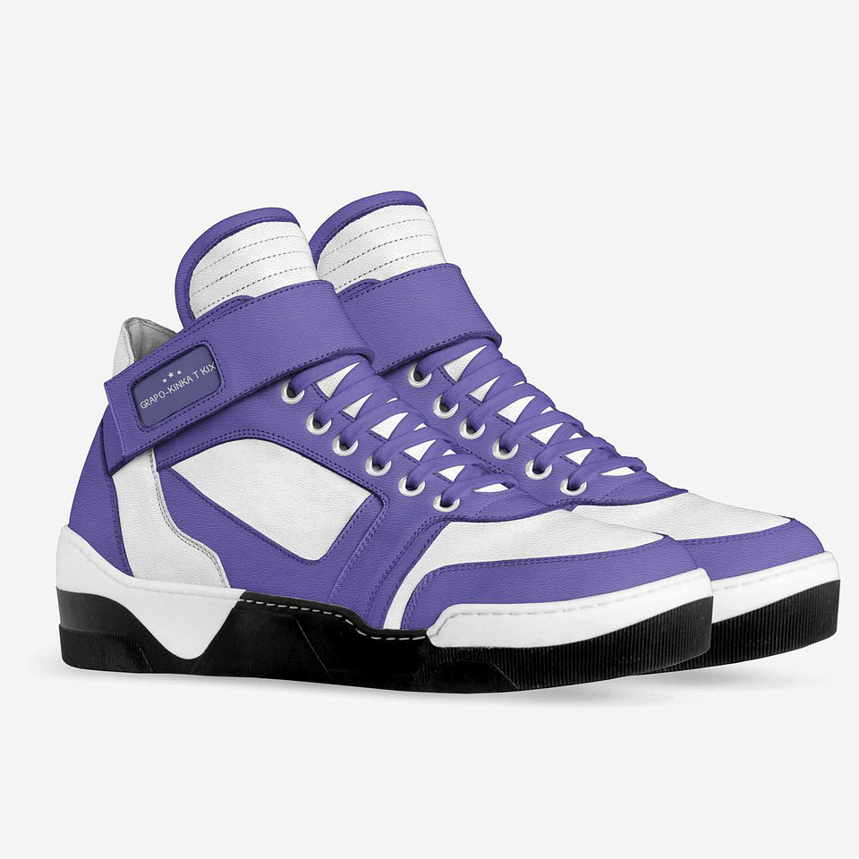 Fashion Strap High Top Shoes: Grapo