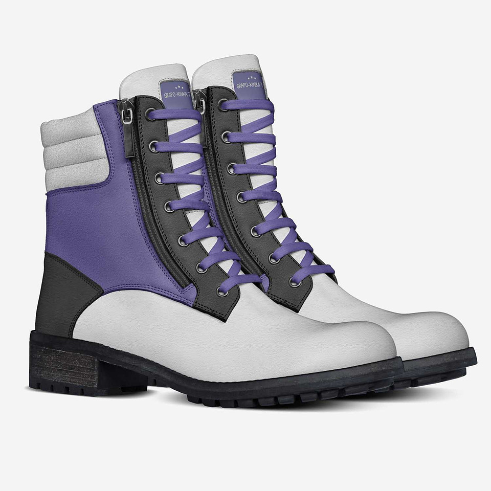 Zip Military Boots: Grapo