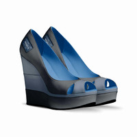 Open Toe Wedge Sandals: Pantha