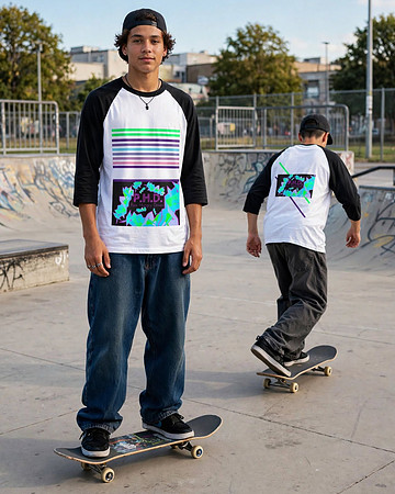 P.H.D. Poor. Hungry. Driven.: Baseball Style ¾ Raglan Sleeve T-Shirt (White/Black)