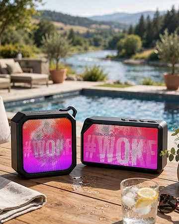 Bluetooth Speakers: #WOKE (pink)