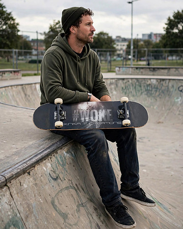 Skateboard: #WOKE (rbg)