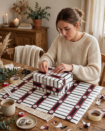 '76 Checker: Wrapping Paper