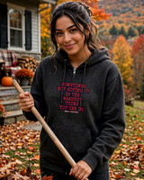 Zipped Hoodie: Sometimes Not Giving Up Is The Bravest Thing You Can Do