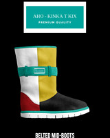 Belted Mid Boots: Aho