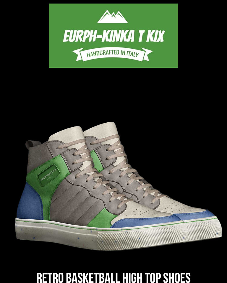 Retro Basketball High Top Shoes: Euprh