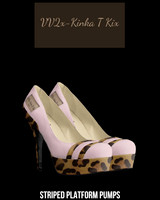 Striped Platform Pumps: VV2x