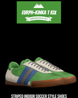 Striped Indoor Soccer Shoes
