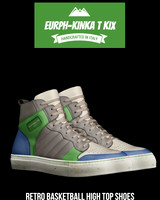 Retro Basketball High Top Sneakers