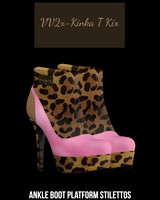 Ankle Boot Platform Stiletto Heels