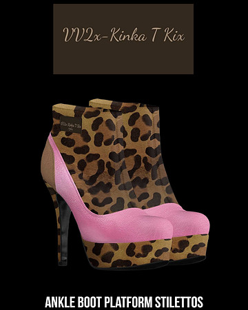 Ankle Boot Platform Stilettos: VV2X