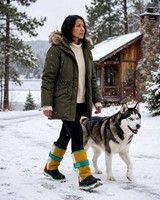 Belted Mid Boots: Aho