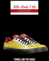 Tennis Low Top Shoes (Black): Rilla
