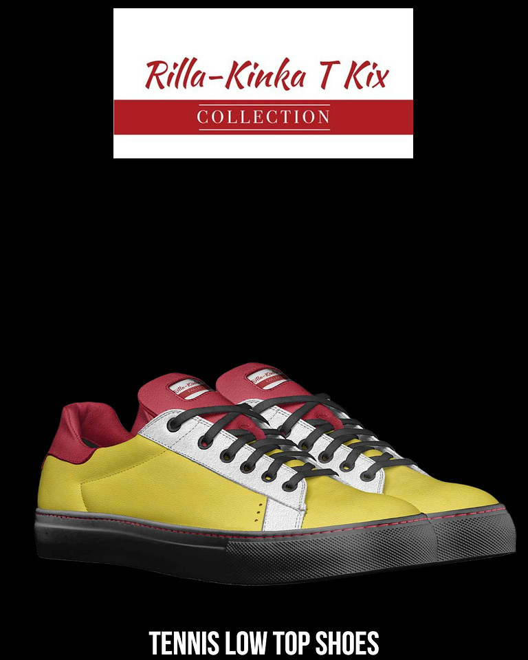 Tennis Low Top Shoes (Black): Rilla