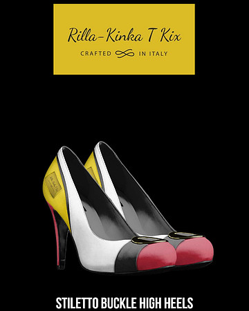 Stiletto Buckle High Heels: Rilla