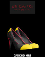 Classic High Heels (Black): Rilla