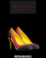 British High Heel Shoes (Black): Rilla