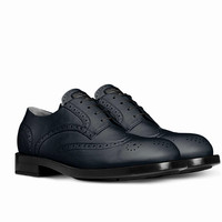 Traditional Derby Shoes (Navy): Charq