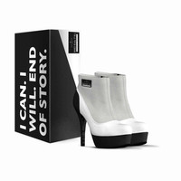 Ankle Boot Stiletto Heels: R8RZ