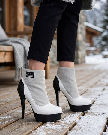 Ankle Boot Stiletto Heels: R8RZ