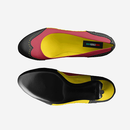 British High Heel Shoes (Black): Rilla