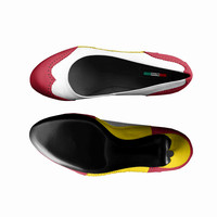 British High Heels (White): Rilla