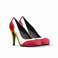 British High Heels (White): Rilla