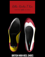 British High Heels (White): Rilla