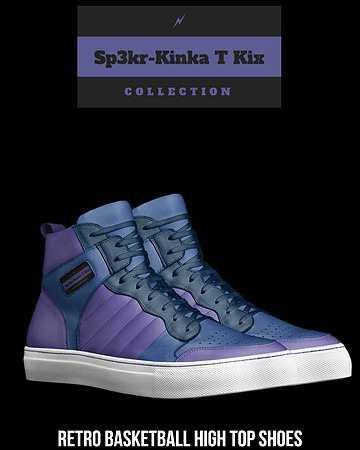 Retro Basketball High Top Shoes: Sp3kr