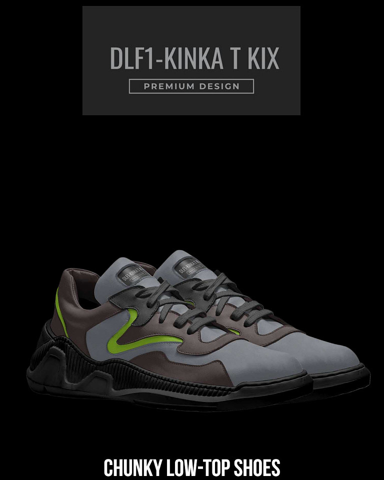 Chunky Low-Top Shoes: DLF-1