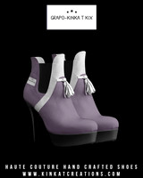 Tassels Platform Pumps: Grapo