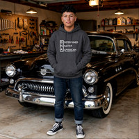 Adult Pullover Hoodie (Dark Grey): D.N.A. Determined Native American