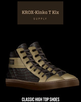 Classic High Top Shoes (Tan): KROX