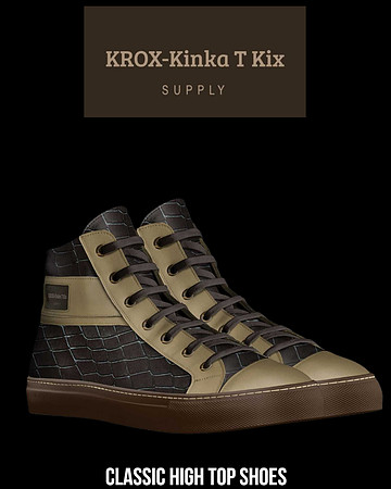 Classic High Top Shoes (Tan): KROX