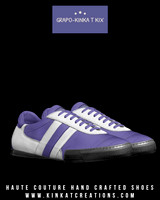 Indoor Soccer Style Striped Shoes: Grapo