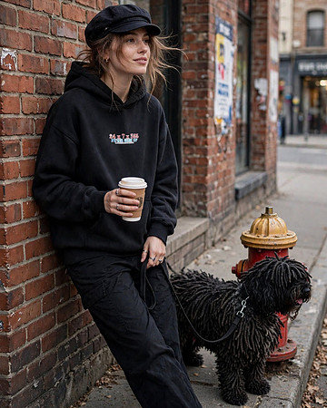 Premium Oversized Sweatshirt: 24x7x365 Never Give Up (RTW)