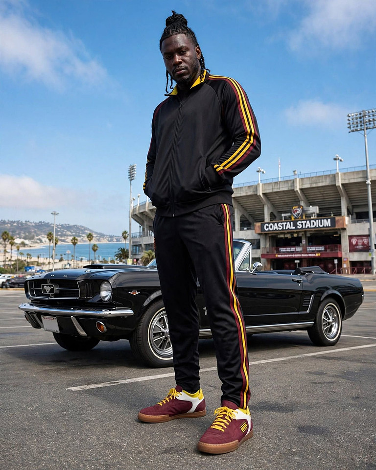 Soccer Style Stitched Shoes: Trojan