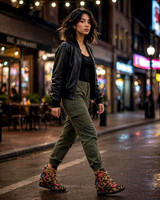 Velcro Wedge Sneakers: Levito