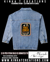 Denim Jacket: Free Congo