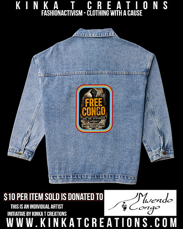 Denim Jacket: Free Congo
