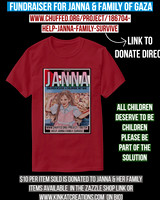 Basic Dark T-Shirt (Maroon): Janna From Gaza