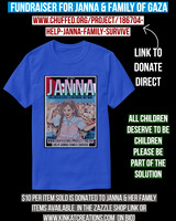 Basic Dark T-Shirt (Deep Royal): Janna From Gaza