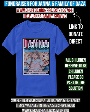 Basic Dark T-Shirt (Deep Royal): Janna From Gaza