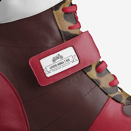 High Top Wedge Sneakers: Levito