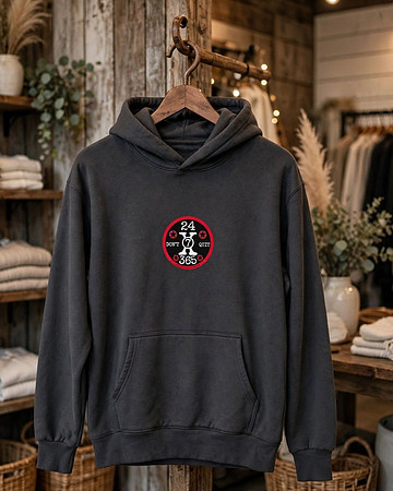 Premium Oversized Sweatshirt: 24x7x365 Don't Quit (RB)
