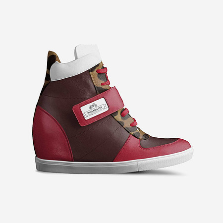 High Top Wedge Sneakers: Levito