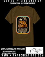 Basic Dark T-Shirt (Brown): Free Congo